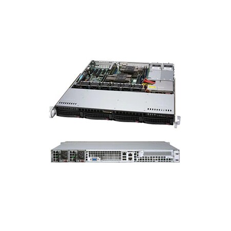 Supermicro X11Dpl-I, Sc813M Chassis W/Platinumredunandt 600W, Hf, Rohs SYS-6019P-MTR